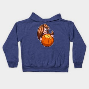 Basketball Player Kids Hoodie